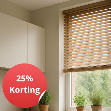 black friday korting houten jaloezieen