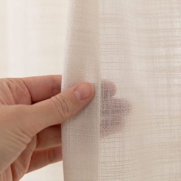 ecru linnenlook gordijnen op maat