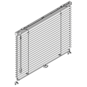 aluminium jaloezie luxaflex met handgreep