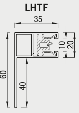 Classic LHTF geleider