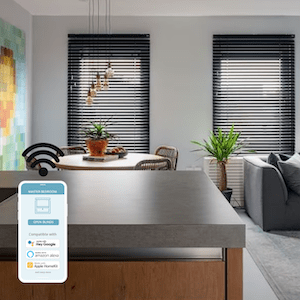 Aluminium jaloezie elektrisch bediend