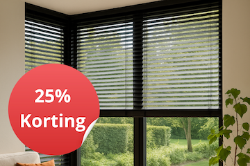 houten jaloezieen met korting