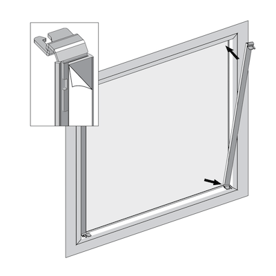 aluminium jaloezie plakprofiel