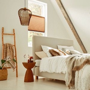 plissegordijn in frame