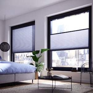 plissegordijnen slaapkamer