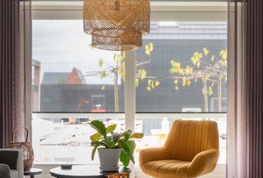 transparant screendoek met doorkijk