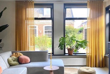 inbetween transparante gordijnen